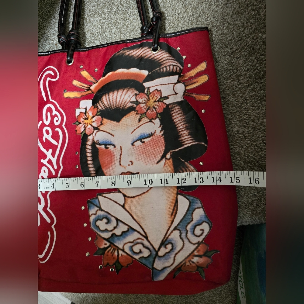Ed Hardy Y2k Red Tote - Picture 11 of 11